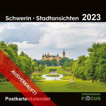 Postkartenkalender 2023: Schwerin - Stadtansichten 